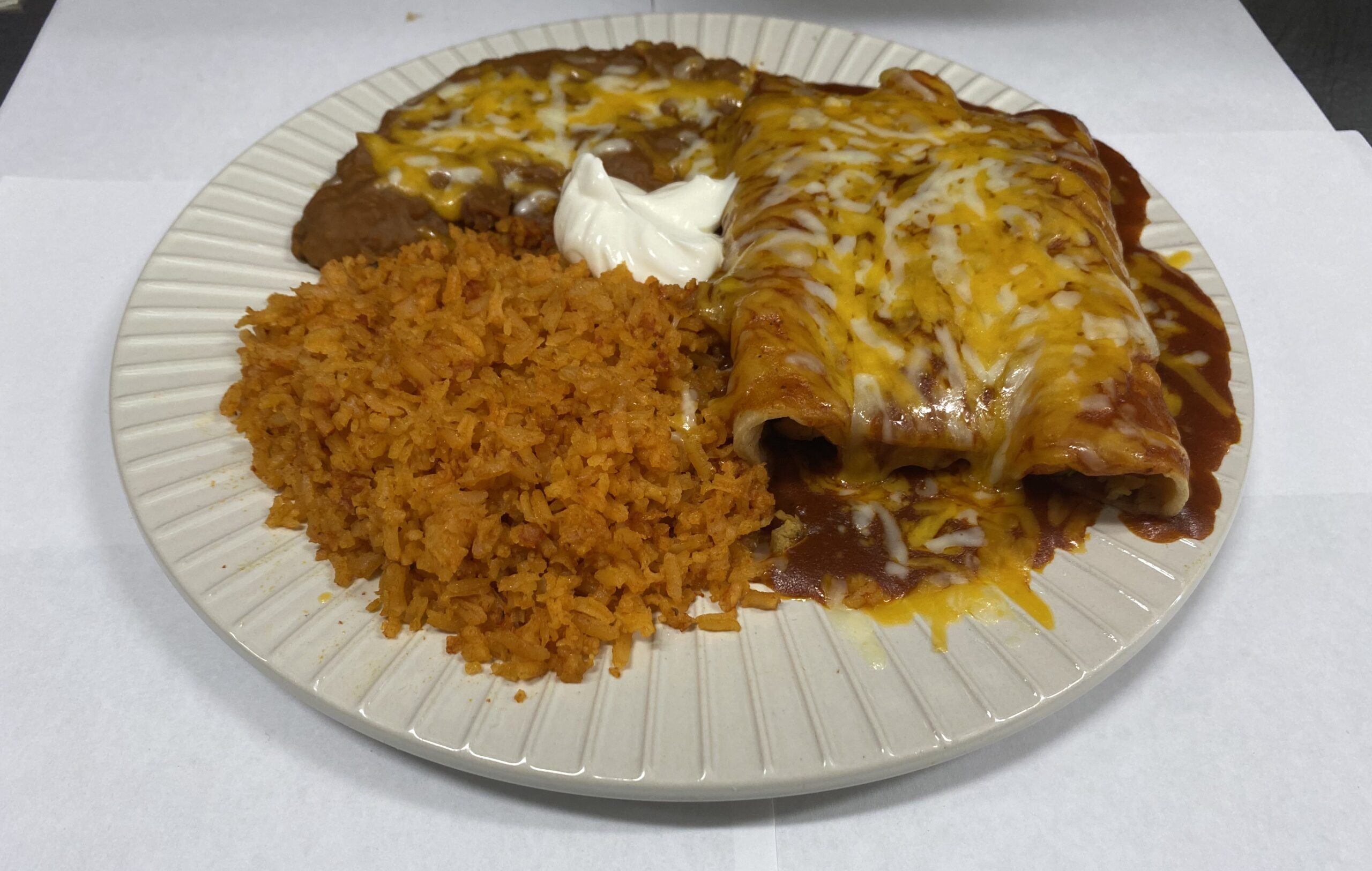 Enchiladas Plate $11.50