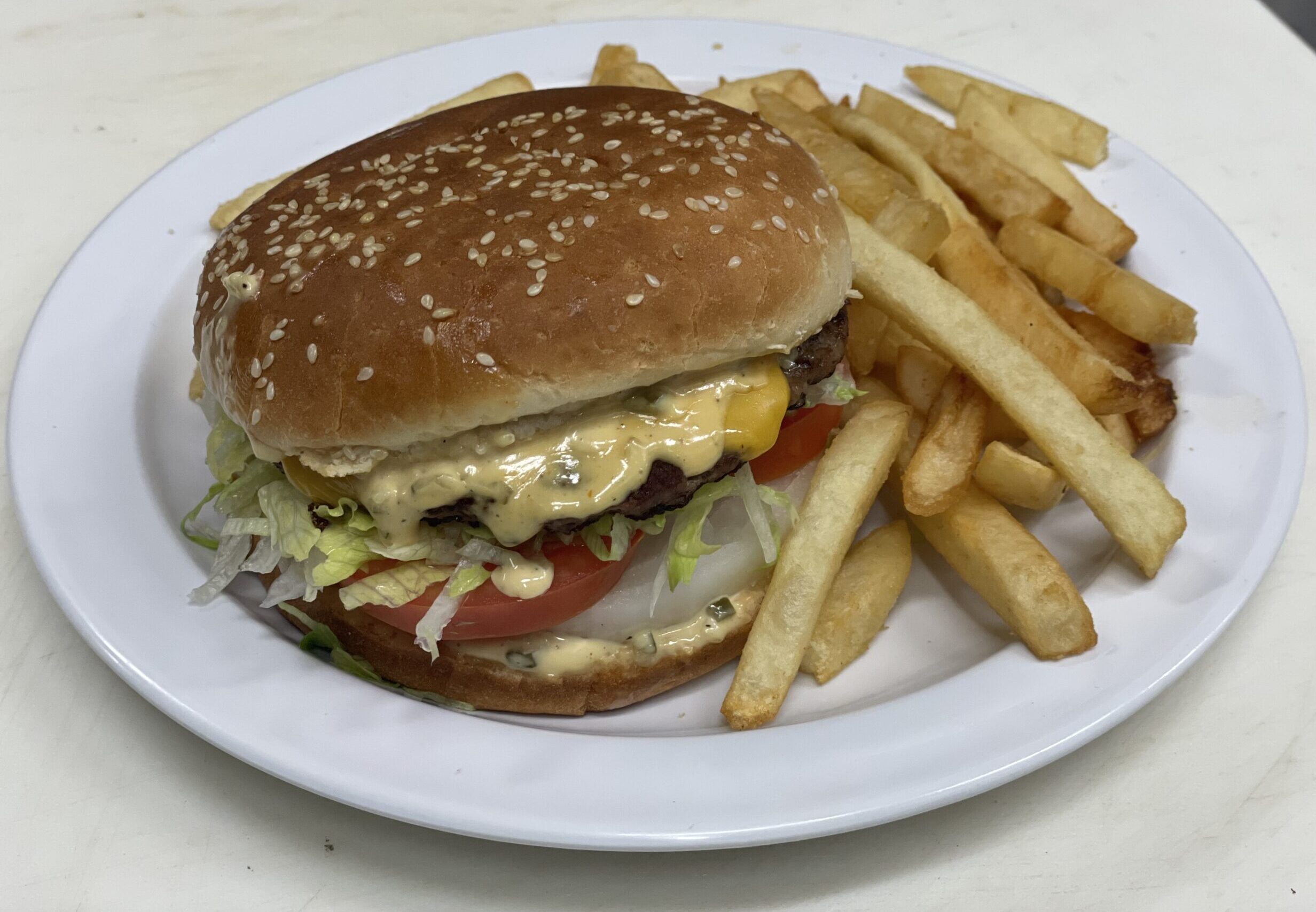 Cheeseburger Combo $11.50